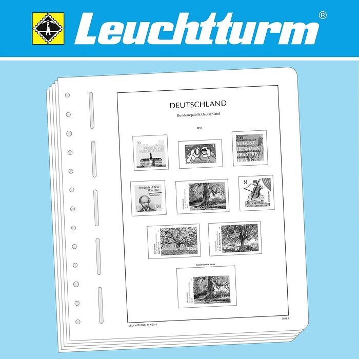 TYSKA STATER (utom Bayern & Würtemberg. Förtrycksblad Leuchtturm/Lighthouse