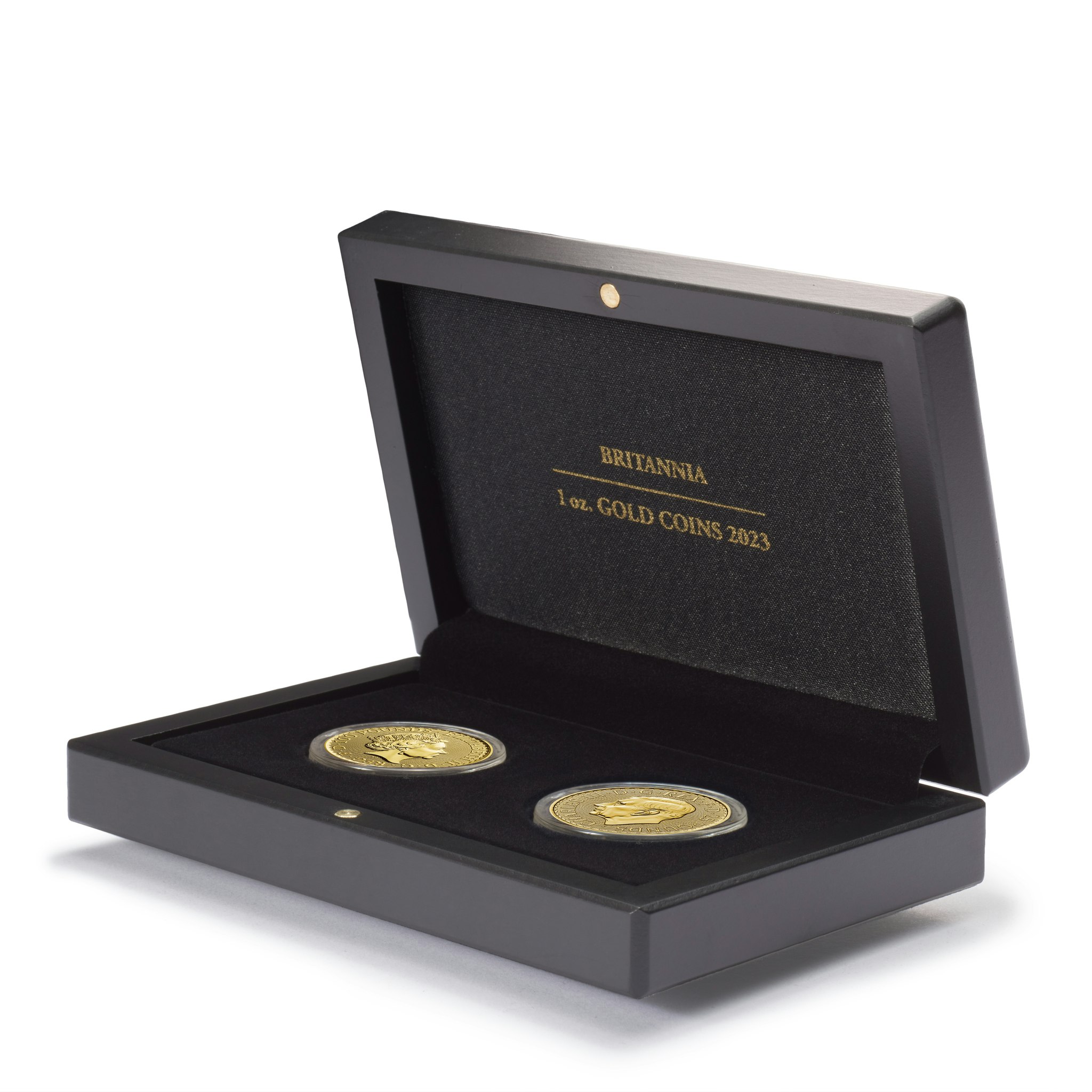 VOLTERRA. För 2st Brittania gyldmynt 2023 (1 oz)