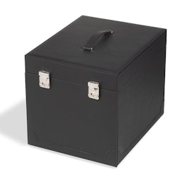 Svart väska, för 10 MyntBoxar