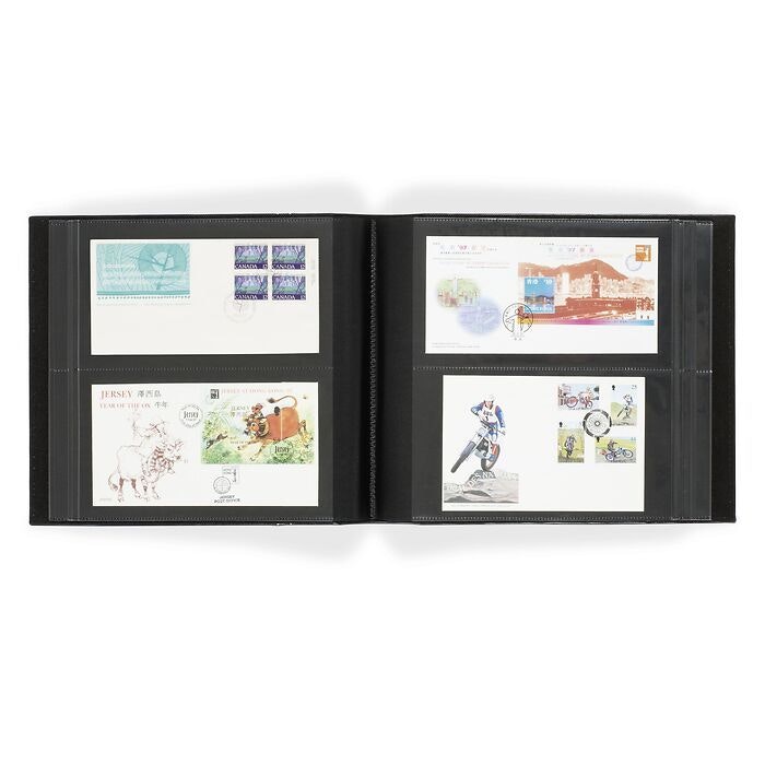 Album för 200 större FDC eller brev