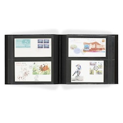 Album för 200 större FDC eller brev