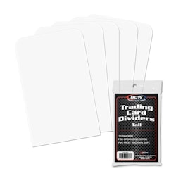 Dividers, trading cards