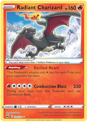 Radiant Charizard - 020/159 - Radiant Rare - Crown Zenith