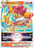 Simisear VSTAR - 023/159 - Ultra Rare - Crown Zenith
