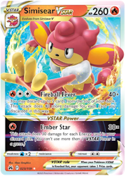 Simisear VSTAR - 023/159 - Ultra Rare - Crown Zenith