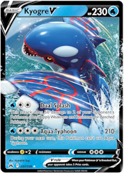 Kyogre V - 037/159 - Ultra Rare - Crown Zenith