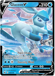Glaceon V - 038/159 - Ultra Rare - Crown Zenith