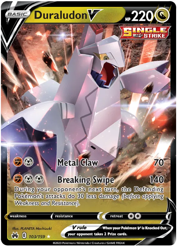 Duraludon V - 103/159 - Ultra Rare - Crown Zenith
