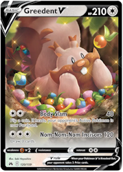 Greedent V - 120/159 - Ultra Rare - Crown Zenith