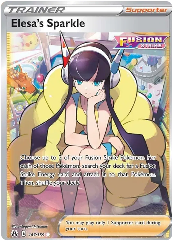 Elesa's Sparkle - 147/159 - Full Art Ultra Rare - Crown Zenith