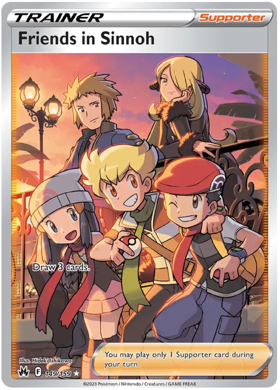 Friends in Sinnoh - 149/159 - Full Art Ultra Rare - Crown Zenith
