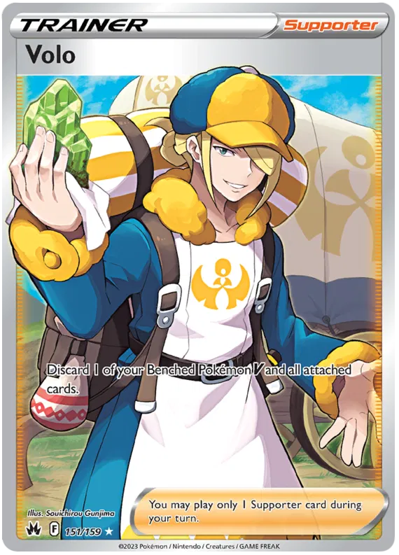 Volo - 151/159 - Full Art Ultra Rare - Crown Zenith