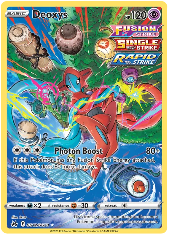 Deoxys - GG12/GG70 - Holo Rare - Crown Zenith
