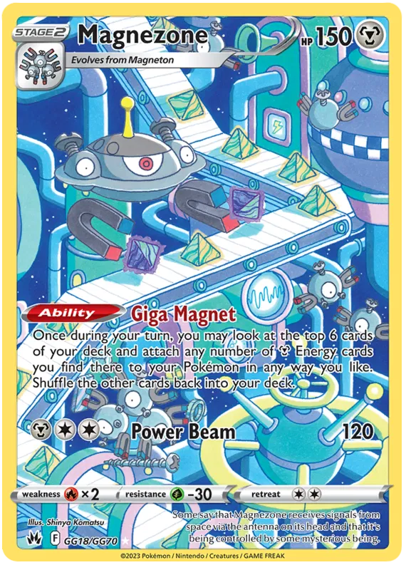 Magnezone - GG18/GG70 - Holo Rare - Crown Zenith