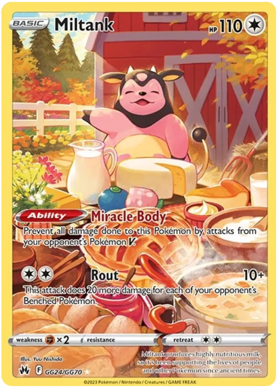 Miltank - GG24/GG70 - Holo Rare - Crown Zenith