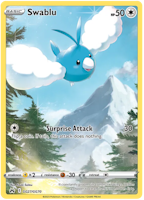Swablu - GG27/GG70 - Holo Rare - Crown Zenith