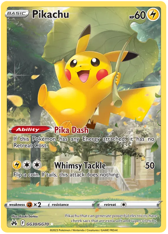 Pikachu - GG30/GG70 - Holo Rare - Crown Zenith