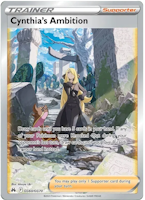 Cynthia's Ambition - GG60/GG70 - Full Art Ultra Rare - Crown Zenith