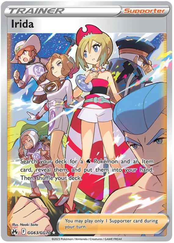 Irida - GG63/GG70 - Full Art Ultra Rare - Crown Zenith