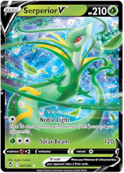Serperior V - 007/195 - Ultra Rare - Silver Tempest