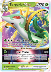 Serperior VSTAR - 008/195 - Ultra Rare - Silver Tempest