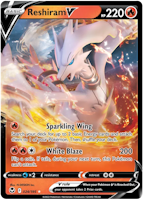 Reshiram V - 024/195 - Ultra Rare - Silver Tempest