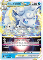 Alolan Vulpix VSTAR - 034/195 - Ultra Rare - Silver Tempest