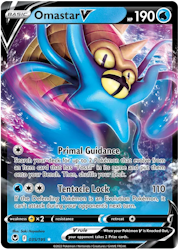 Omastar V - 035/195 - Ultra Rare - Silver Tempest