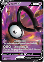 Unown V - 065/195 - Ultra Rare - Silver Tempest