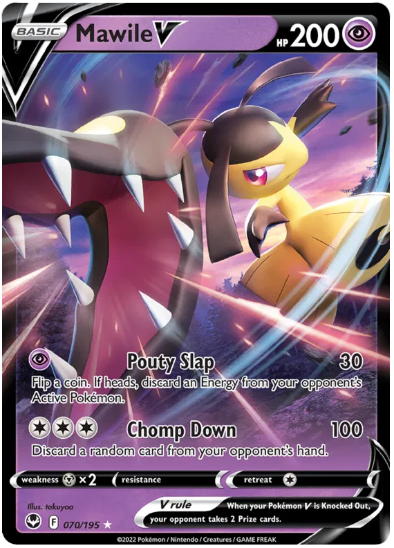 Mawile V - 070/195 - Ultra Rare - Silver Tempest