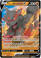 Hisuian Arcanine V - 090/195 - Ultra Rare - Silver Tempest