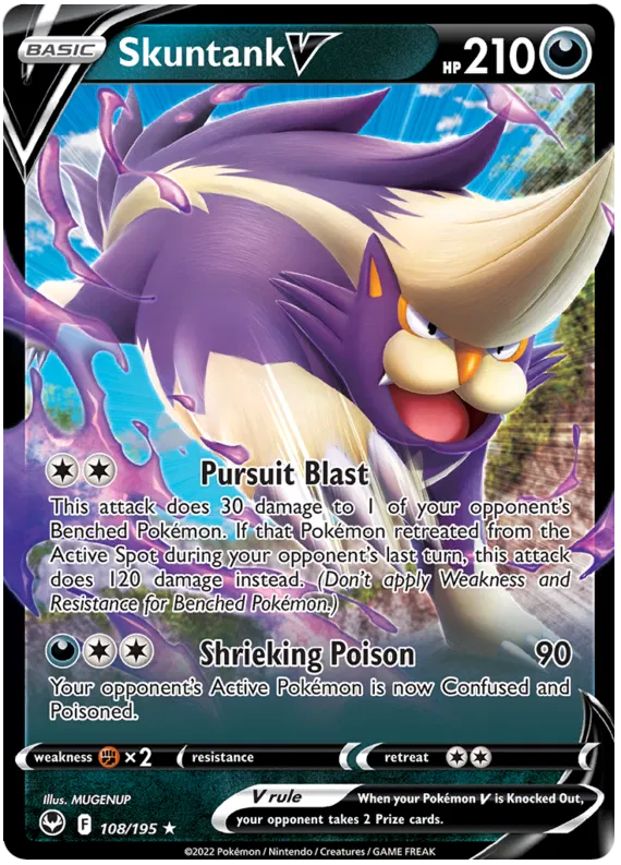 Skuntank V - 108/195 - Ultra Rare - Silver Tempest