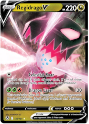 Regidrago V - 135/195 - Ultra Rare - Silver Tempest