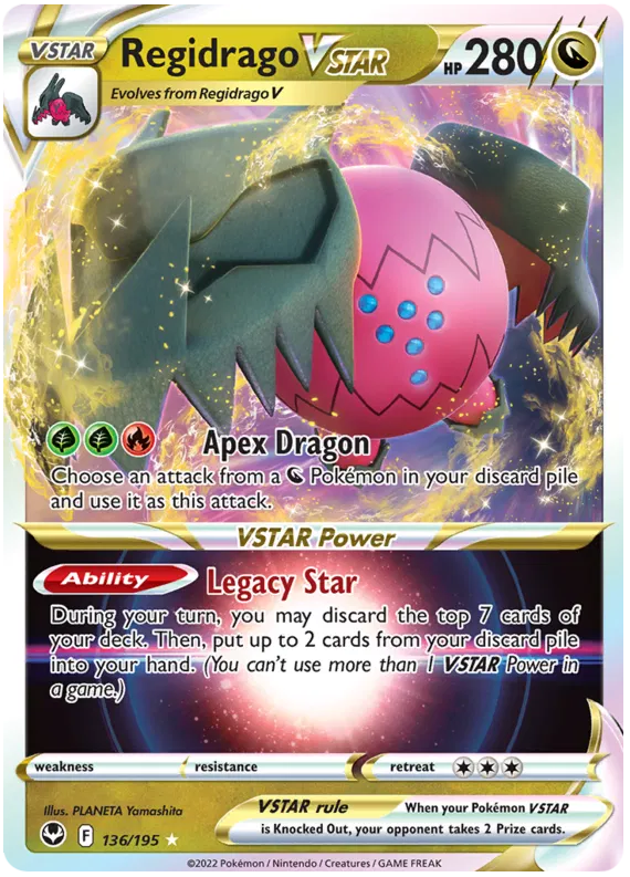 Regidrago VSTAR - 136/195 - Ultra Rare - Silver Tempest