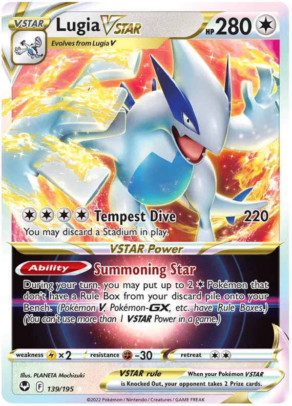 Lugia VSTAR - 139/195 - Ultra Rare - Silver Tempest