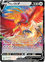 Ho-Oh V - 140/195 - Ultra Rare - Silver Tempest