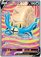 Omastar V - 174/195 - Full Art Ultra Rare - Silver Tempest
