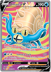 Omastar V - 174/195 - Full Art Ultra Rare - Silver Tempest