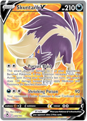 Skuntank V - 180/195 - Full Art Ultra Rare - Silver Tempest