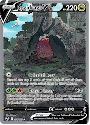 Regidrago V - 184/195 - Alternate Art Ultra Rare - Silver Tempest