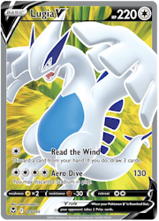 Lugia V - 185/195 - Full Art Ultra Rare - Silver Tempest