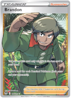 Brandon - 188/195 - Full Art Ultra Rare - Silver Tempest