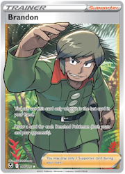 Brandon - 188/195 - Full Art Ultra Rare - Silver Tempest
