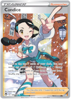 Candice - 189/195 - Full Art Ultra Rare - Silver Tempest