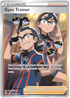 Gym Trainer - 191/195 - Full Art Ultra Rare - Silver Tempest