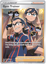 Gym Trainer - 191/195 - Full Art Ultra Rare - Silver Tempest