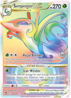 Serperior VSTAR - 196/195 - Hyper Rare - Silver Tempest