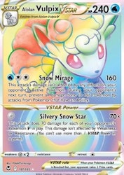 Alolan Vulpix VSTAR - 197/195 - Hyper Rare - Silver Tempest