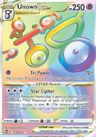 Unown VSTAR - 199/195 - Hyper Rare - Silver Tempest