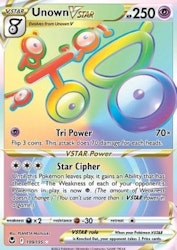 Unown VSTAR - 199/195 - Hyper Rare - Silver Tempest